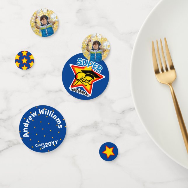 Klasse von Super Grad-Bearbeitbarem Foto, Farbe, T Konfetti (Gruppe)