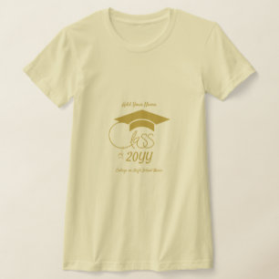 Klasse von... und Inspiration - Gold Design T-Shirt