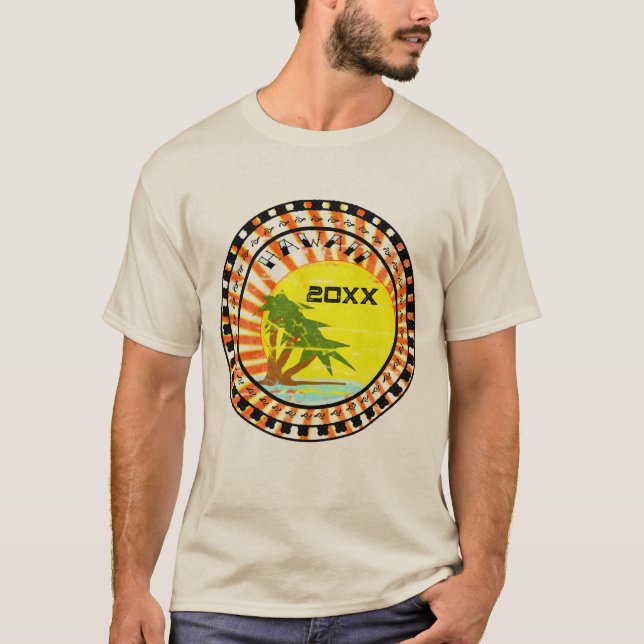 Klasse Wiedersehen oder Spring Break Hawaii Palm T T-Shirt (Vorderseite)