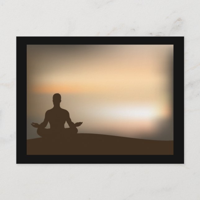 Klasse YOGA-Postkarte Postkarte (Vorderseite)