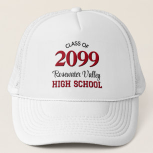 Klasse YY School Colors Red Black Truckerkappe