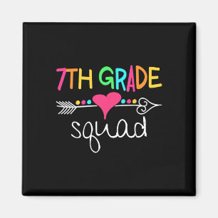 Klassen-Team der 7. Klasse Siebte Lehrerin Schüler Magnet