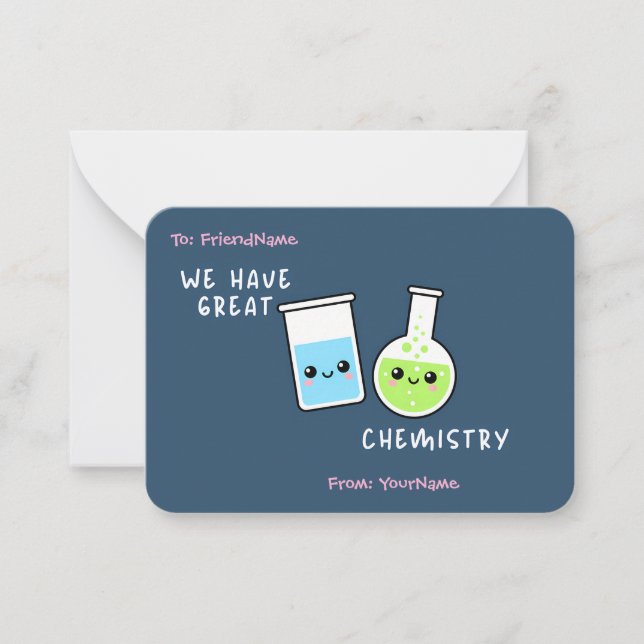 Klassen-Valentinskarte Wir haben eine großartige C Mitteilungskarte (Vorderseite)