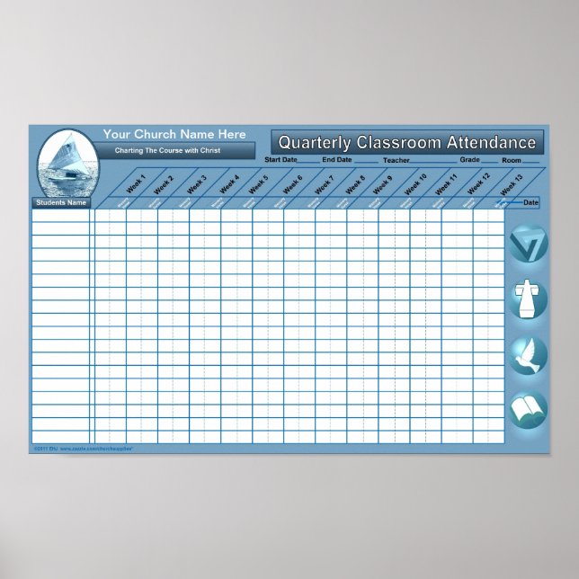 Klassenbesuch-Wall-Poster Poster (Vorne)