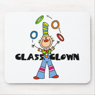 Klassenclown T-Shirts und Geschenke Mousepad