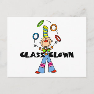 Klassenclown T-Shirts und Geschenke Postkarte