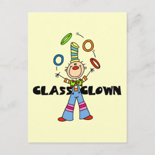 Klassenclown T-Shirts und Geschenke Postkarte