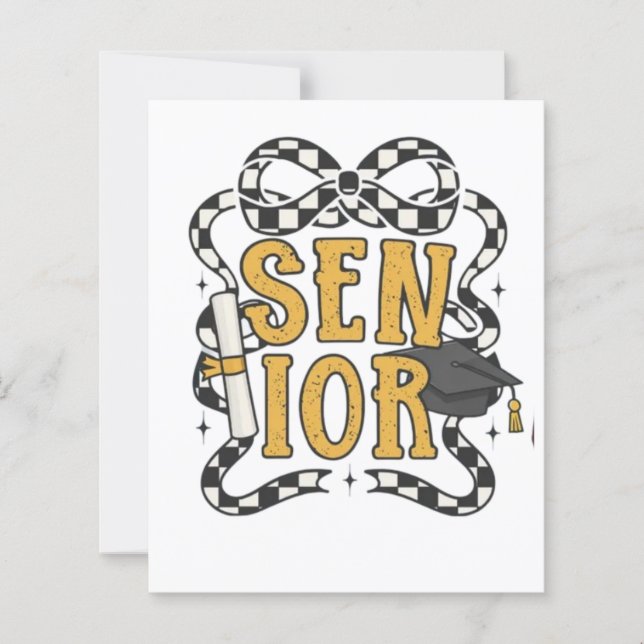 Klassendesign für Senior-Abschluss 🎓 ✨ (Vorderseite)