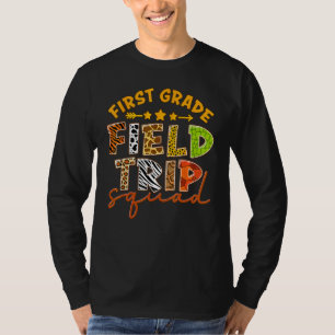 Klassenfahrt Zoo Erste Klasse Mannschaftszuordnung T-Shirt
