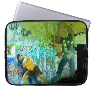 Klassenkampf Graffiti-Kunstfall Laptopschutzhülle