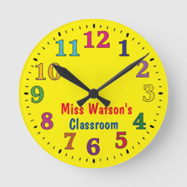 Klassenlehrer Runde Wanduhr