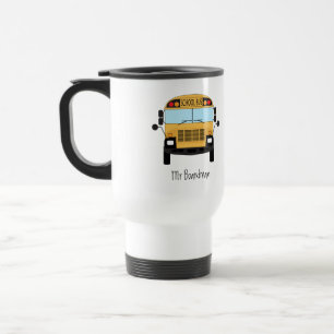 Klassenlehrer und Schulbusfahrer Vielen Dank Reisebecher