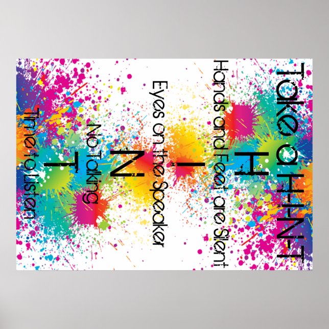 Klassenmanagement Poster (Vorne)