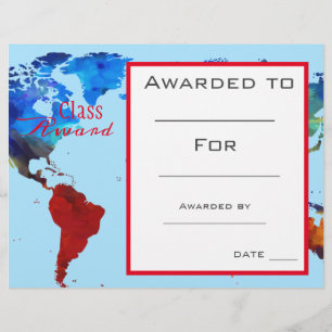 Klassenpreis Geografie-Student