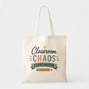 Klassenraum-Chaos-Koordinator Lustiger Lehrer Tragetasche