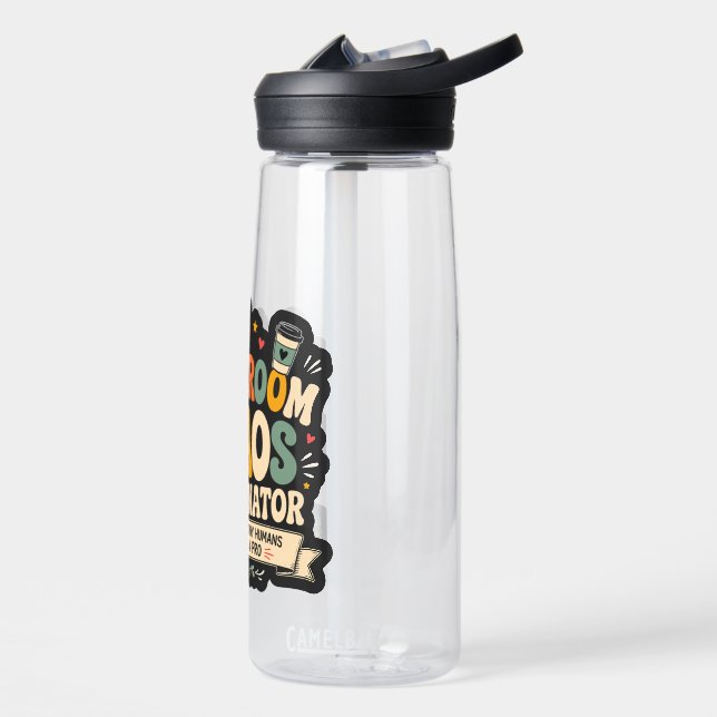 Klassenraum-Chaos-Koordinator Trinkflasche (Links)