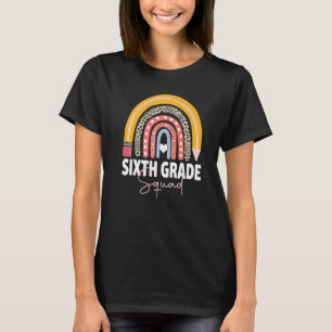 Klassenregenbogen Mädchen Jungen Lehrer Team 6. Kl T-Shirt