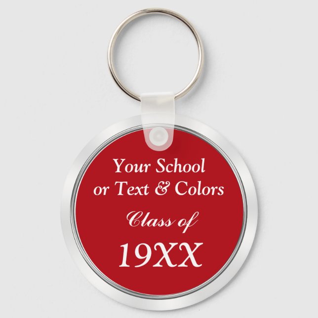 KlassenSouvenirs, Schulname, Jahr, Farben Schlüsselanhänger (Vorderseite)