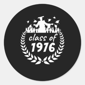 Klassentreffen 1976 50. Abitag Name-Tag Runder Aufkleber