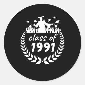 Klassentreffen 1991 35. Klassentreffen Namensschil Runder Aufkleber