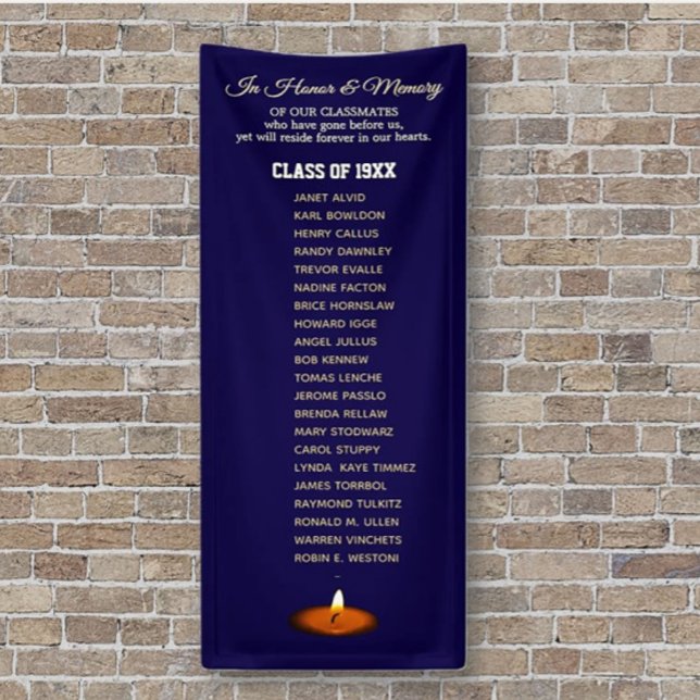 Klassentreffen-Gedenk-Tribut Vertikal  Banner (Von Creator hochgeladen)