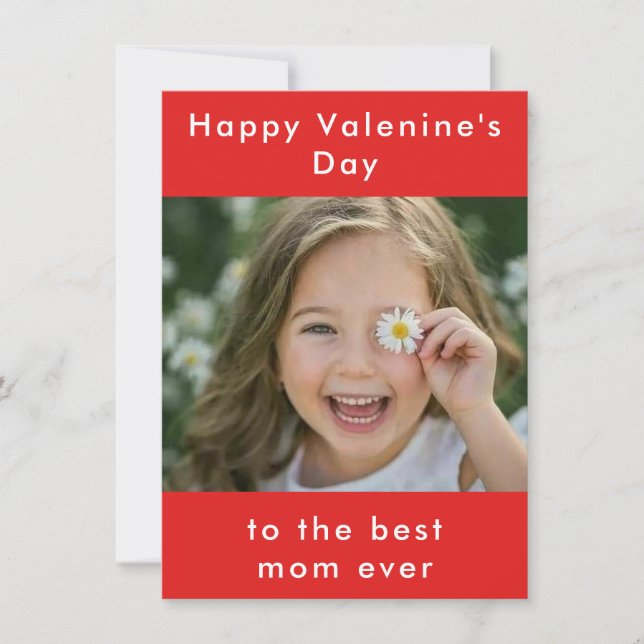 Klassenvalentine, Fotokarte, Valentinstag-Karte Feiertagskarte (Vorderseite)