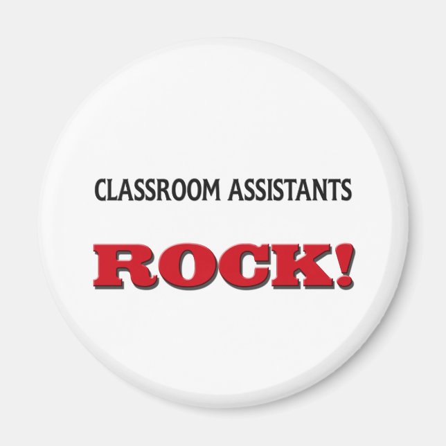 Klassenzimmer Assistenzkraft Rock Magnet (Vorne)