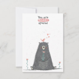 Klassenzimmer Beary Special Valentinstag Mitteilungskarte