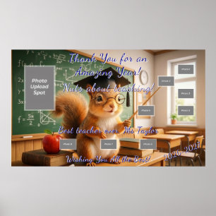 Klassenzimmer Eichhörnchen Lehrer Anerkennung Gedr Poster