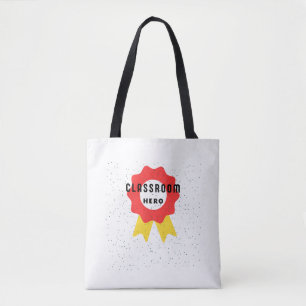 Klassenzimmer Hero Tote Bag - Lehrerbewertung Gif