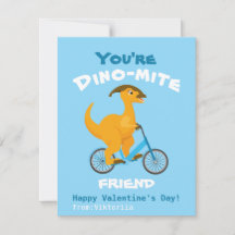 Klassenzimmer Schulkinder Valentine Dinosaurier t-