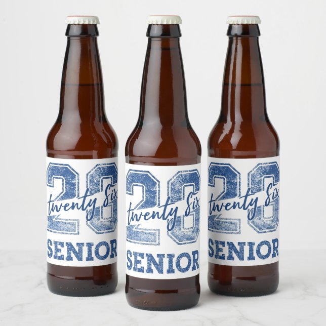 Klassenzug 2026 Abiturient Bierflaschenetikett (Flaschen)