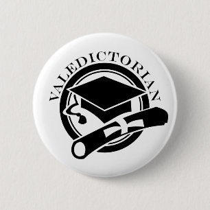 Klassevaledictorian-Geschenk Button