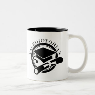 Klassevaledictorian-Geschenk Zweifarbige Tasse