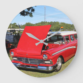 KLASSIC 55 ALTES FORD WAGON Wall Clock Große Wanduhr