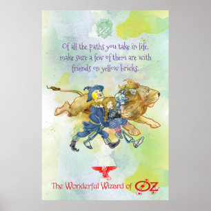 KLASSIC WIZARD VON OZ POSTER - Gelbe Ziegel