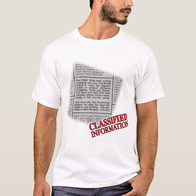 Klassifiziert T-Shirt (Vorderseite)