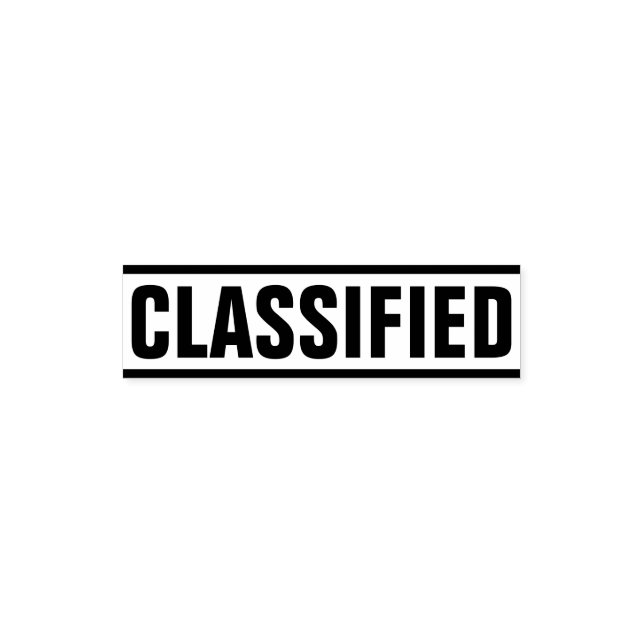 Klassifiziertes Zeichen Permastempel (Design)