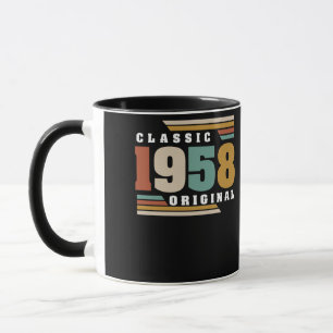 Klassik 1958 Original 64. Geburtstag 64 Jahre alt Tasse