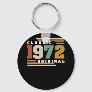 Klassik 1972 Original 50. Geburtstag 50 Jahre alt Schlüsselanhänger