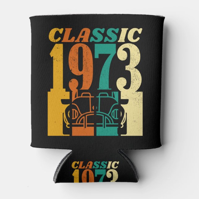 Klassik 1973 52. Geburtstag Dosenkühler (Vorderseite)