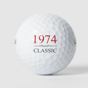 Klassik 1974 50. Geburtstag Golfball