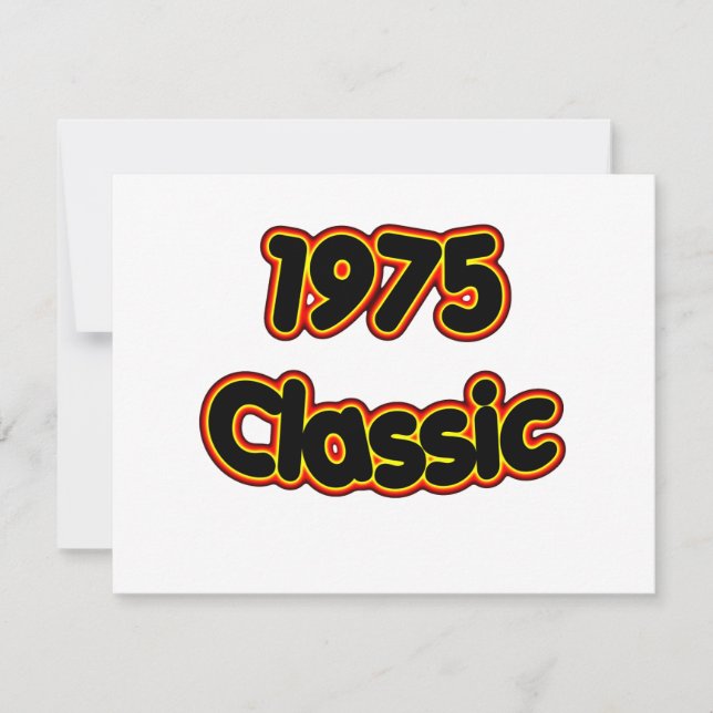 Klassik 1975 karte (Vorderseite)