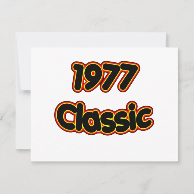 Klassik 1977 karte (Vorderseite)