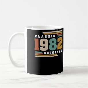 Klassik 1982 Original 40. Geburtstag 40 Jahre alt Kaffeetasse