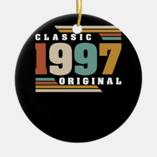 Klassik 1997 Original 25. Geburtstag 25. Keramik Ornament