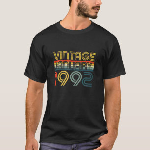 Klassik 30. Geburtstag 30 Jahre Vintager Januar T-Shirt