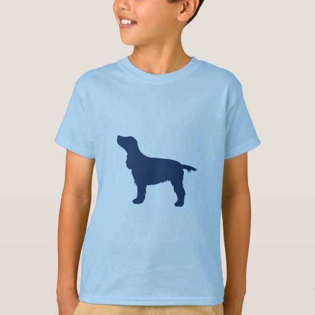 Klassik für Kinder Silhouetten von Hunden T - Shir T-Shirt (Vorderseite)