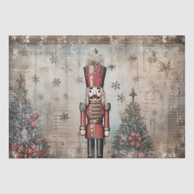 Klassik mit Drehung: Edgy Nutcracker Tissue Seidenpapier (Vorderseite)