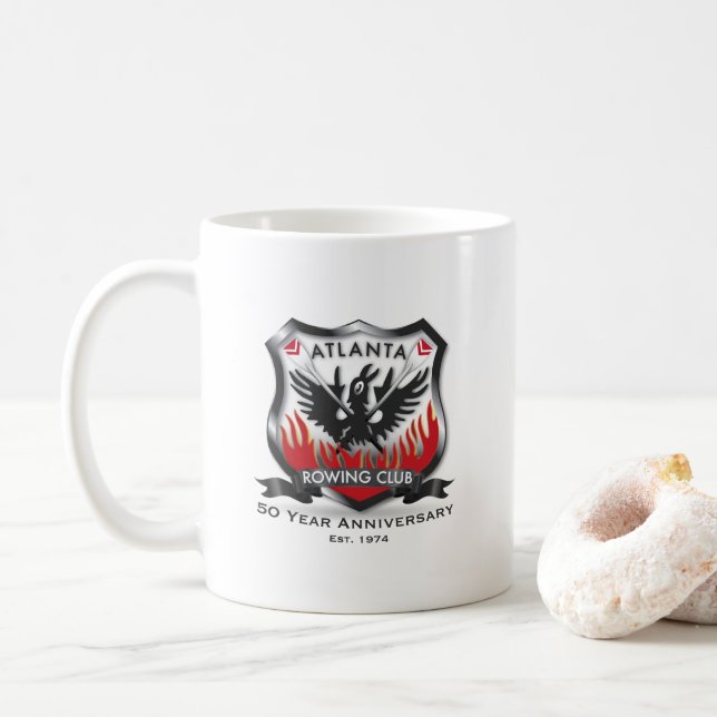 Klassik zum 50. Jubiläum 11 oz Kaffeetasse (Mit Donut)